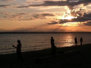 Golden Gardens Sunset